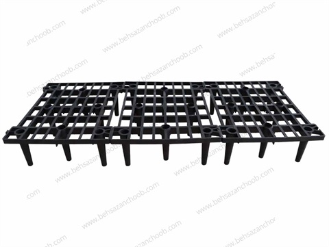 کفی تخت پلیمری یک نفره سه تیکه 90 سانت base536